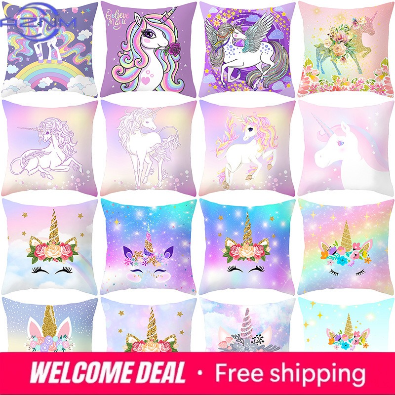 Sunrise Home Textiles & Apparel - Time Cartoon Home Decor Pillow Purple