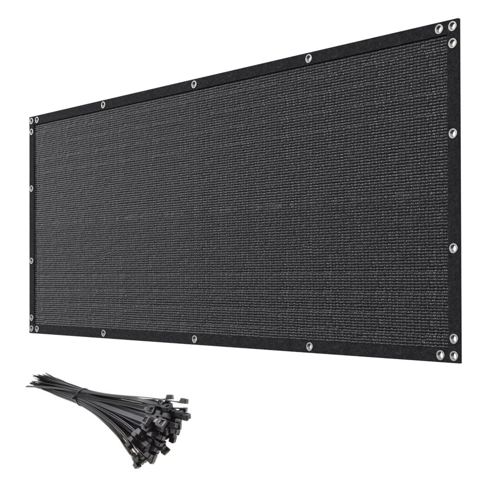 P & C Home Textiles Usa - x 100ft Black Privacy Screen Fence