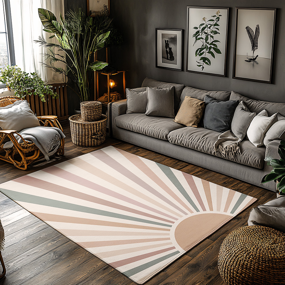 Boho Sunrise Rug Aesthetic Roo - đánh giá và giá Sunrise Home Textiles & Apparel