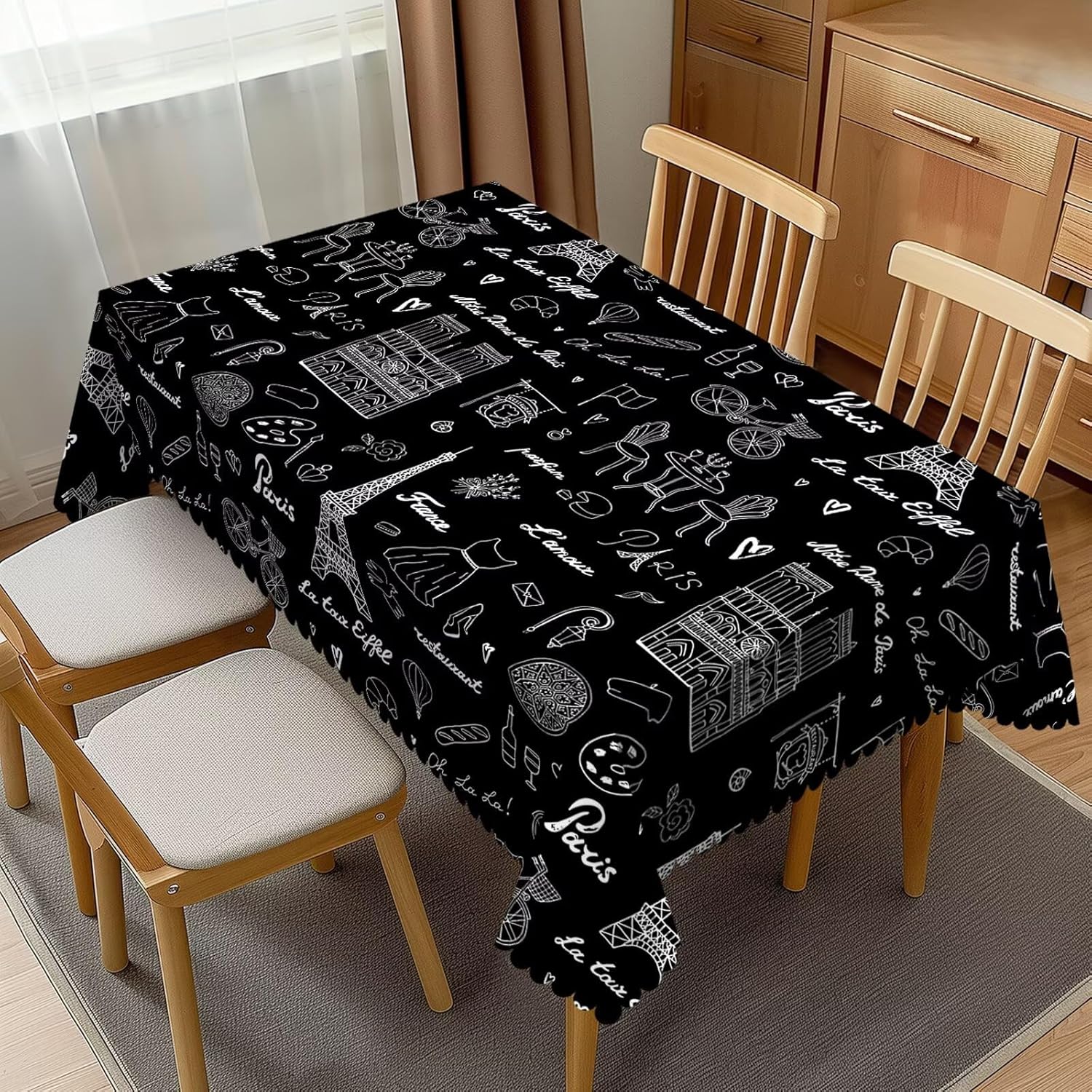 Eiffel Tower Tablecloth France - đánh giá và giá Home Textiles Paris