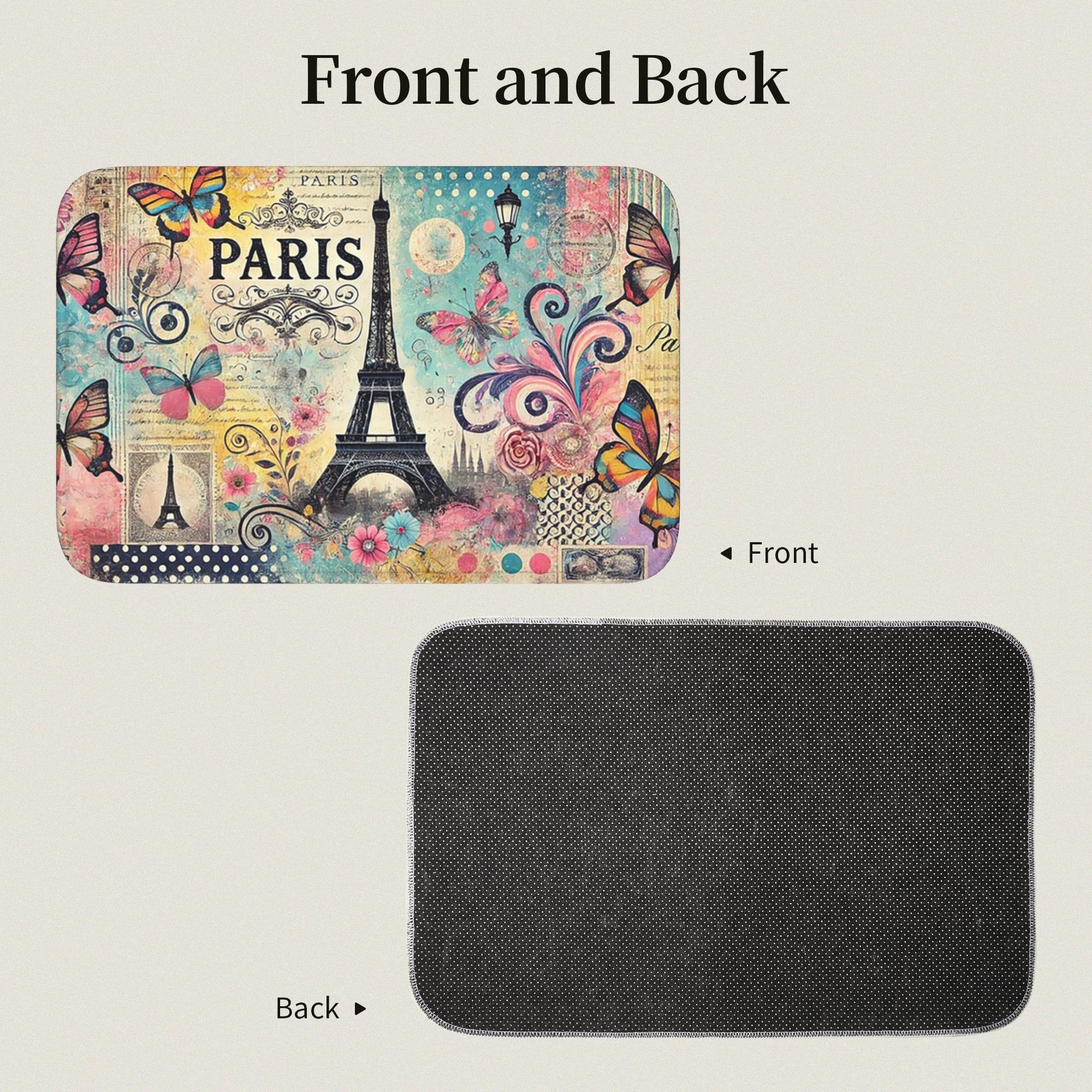 Paris Eiffel Tower art Doormat - đánh giá và giá Home Textiles Paris