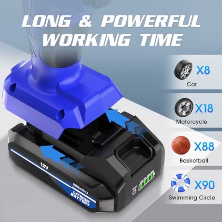 Tire Inflator Portable Air Com - đánh giá và giá P & C Home Textiles Usa
