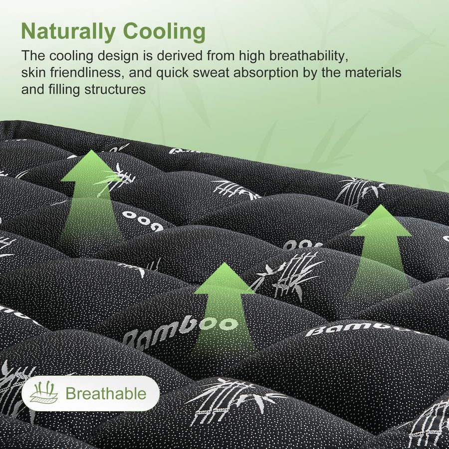 Queen Size Mattress Topper Vis - đánh giá và giá Mattress Pad Topper