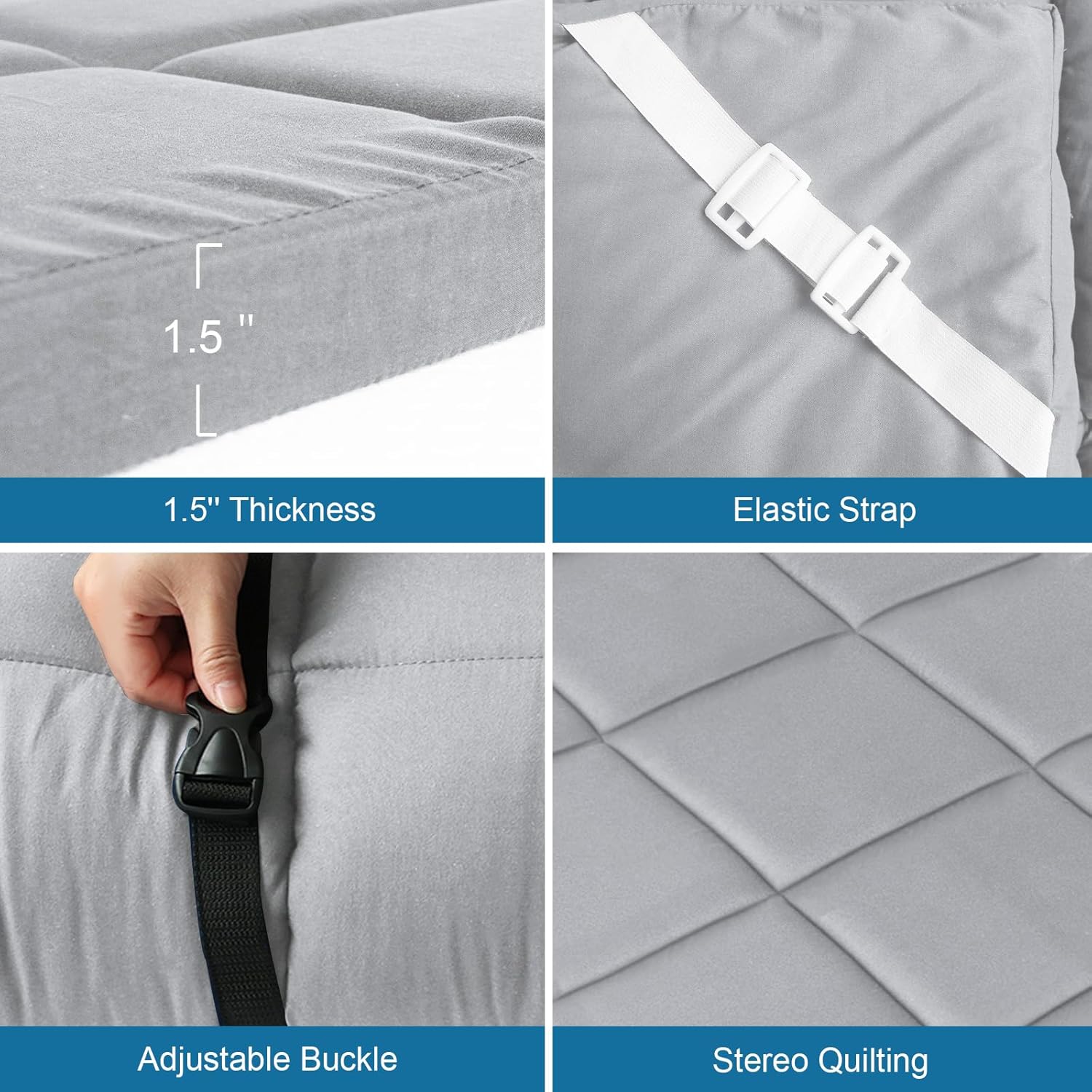 Cot Mattress Topper 2 Inch Thi - đánh giá và giá Mattress Pad Topper