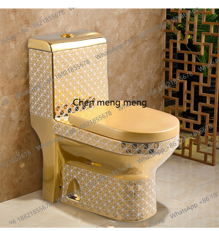 Golden Toilet,Modern One-Piece - đánh giá và giá P & C Home Textiles Usa