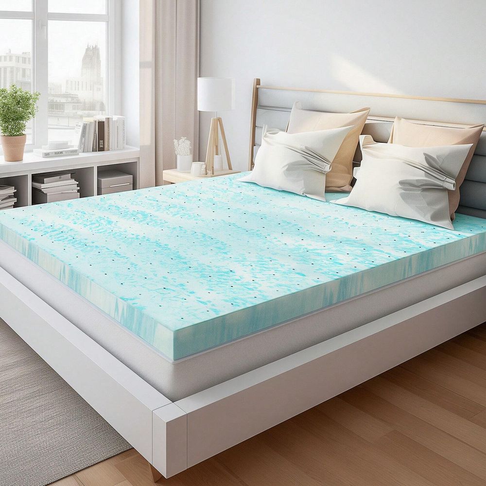 Memory Foam Mattress Topper 2  - đánh giá và giá Mattress Pad Topper