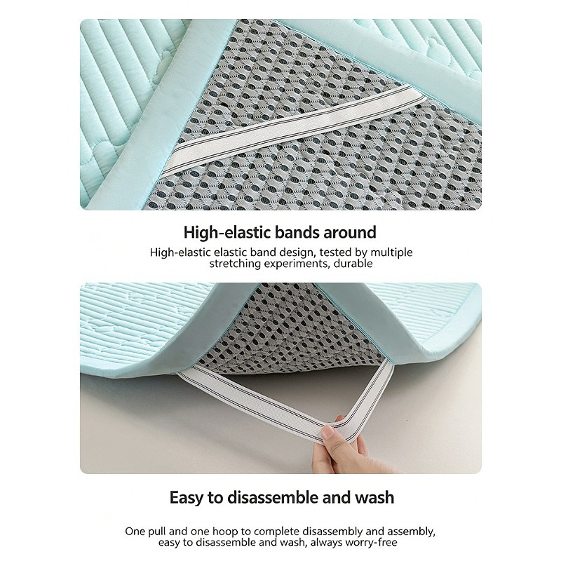 Foldable Washable Mattress Top - đánh giá và giá Mattress Pad Topper