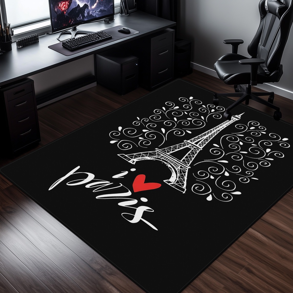Paris Eiffel Tower Heart Love  - đánh giá và giá Home Textiles Paris