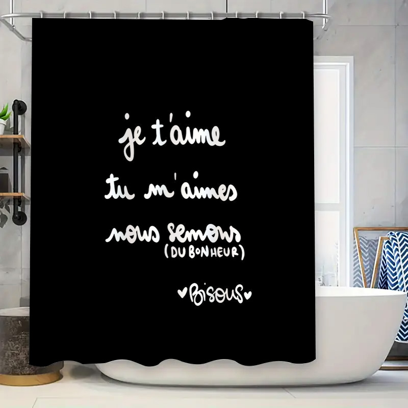 French Love Shower Curtain Rom - đánh giá và giá Home Textiles Paris