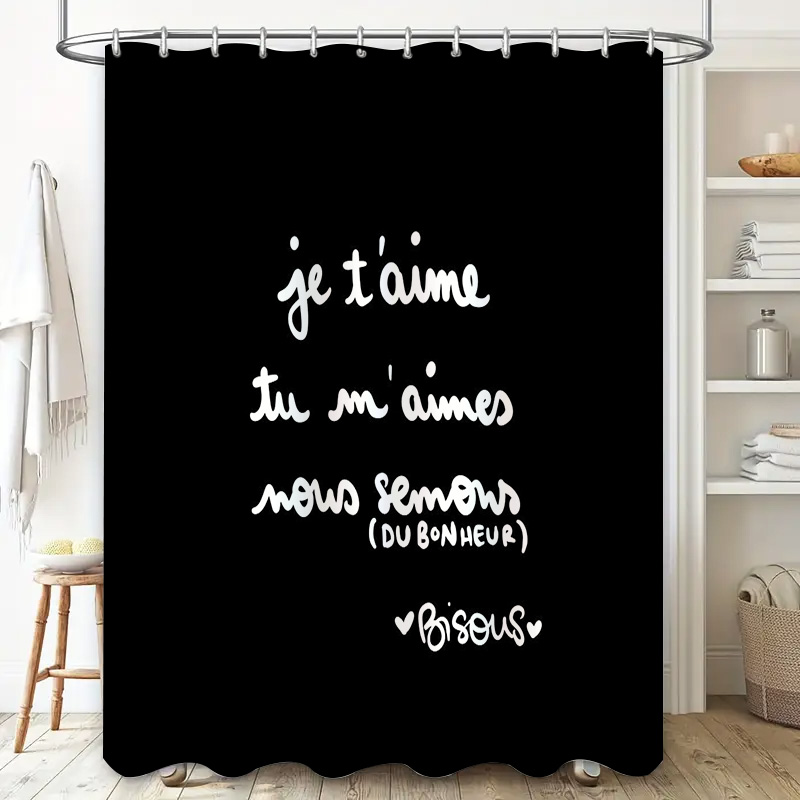 French Love Shower Curtain Rom - đánh giá và giá Home Textiles Paris