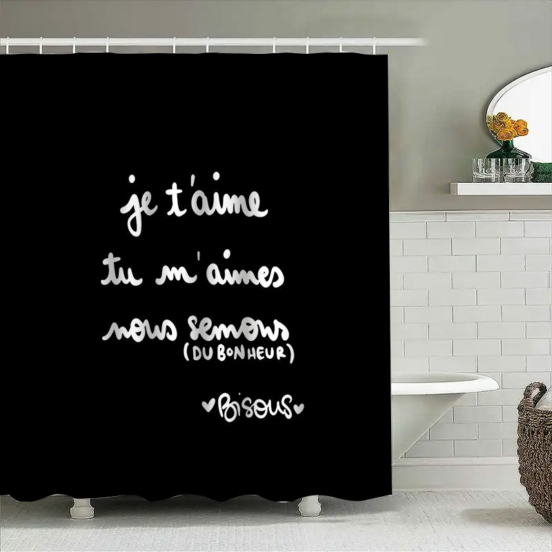 French Love Shower Curtain Rom - đánh giá và giá Home Textiles Paris