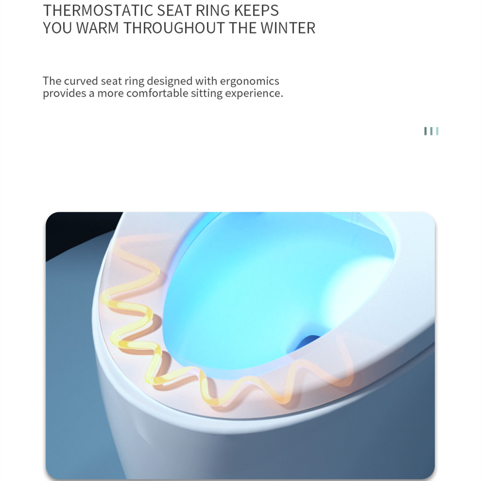 Smart Toilet-Heated Seat Dual- - đánh giá và giá P & C Home Textiles Usa