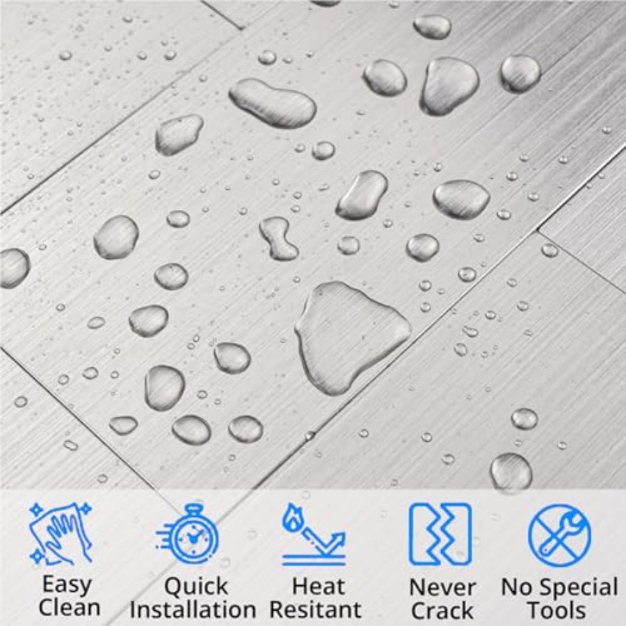 30-Piece Peel and Stick Metal  - đánh giá và giá P & C Home Textiles Usa