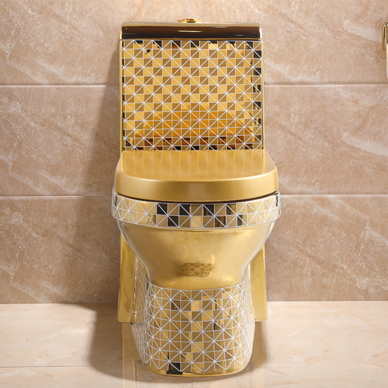 Golden Toilet,Modern One-Piece - đánh giá và giá P & C Home Textiles Usa