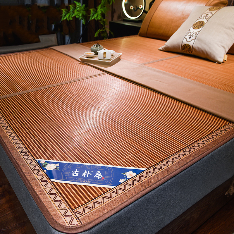 Natural carbonized bamboo mat  - đánh giá và giá Mattress Pad Topper